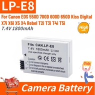 New Replacement Camera Battery 7.4V 1800mAh LP-E8 for Canon EOS 550D 700D 600D 650D Rebel T2i T3i T4