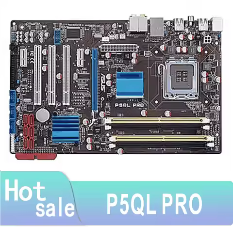 P5QL PRO P43 Socket LGA 775 Q8200 Q8300 DDR2 Used On Sale 100% Testing A OK