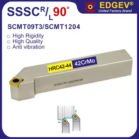 SSSCR SSSCL 1212H09 1616H09 2020K09 2525M12 External Turning Tool Bar SCMT 09T3 1204 Holder CNC Meta
