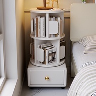 Storage Small Storage Bedside Table Children's Cabinet with Rotating Animal Simple Bookcase Wheels S