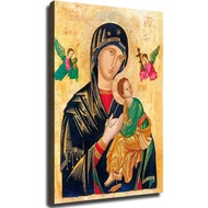 Our Lady of Perpetual Help Icon Poster Home Decor Blessed Virgin Mary Madonna and Child Jesus Vladim