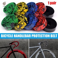 1pair Bike Handlebar Tape Bicycle Road Camouflage Handle Grip Bar Tape Anti-Slip