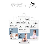 Applecrumby SlimDry EasyDay Mega Diapers | Tape & Pull-Up | S / M / L / XL / XXL | 100% Chlorine-Fre