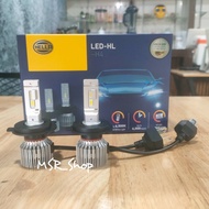Hella หลอดไฟหน้า รถยนต์ RETROFIT LED 6500K 3700LM H4 H7 H11 HB3/4 HIR2 H8/11/16 + Osram LED T10