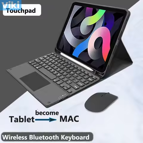 Cases Touchpad Keyboard for Samsung Galaxy Tab A9 8.7 Inch 2023 for Samsung Galaxy Tab A7 Lite 8.7 B