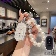 Car Key Case Cover Key Bag For Honda HRV 2022-2025 Civic RS CRV Vezel Car Keybox Key Holder Accesso