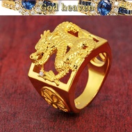 916 Gold Hot Sale Gold ring men's domineering dragon ring ethnic style ring high quality