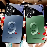 BK-1 Gradient Lucky Number For For iPhone 16 E 15 14 13 Plus 12 mini 11 Pro Max XR Xs X 7 8 6S 22 20