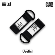 GANTUNGAN Ring D Keychain - Aesthetic Words Keychain - Nylon Keychain - Premium Keychain RDKKA4