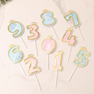 New Sequ Digital Candle Birthday Number Cake Candle 0 1 2 3