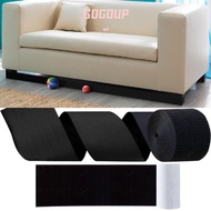 GOGUVO Sofa Toy Blocker, Dustproof Adhesive Strap Sofa Edge Baffle, Adjustable Nylon 3/6/10M Under C