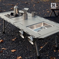 Igt Qingmu Big Brand Same Style igt Table 4.5 Unit Liftable Camping Table Tactical Table Unit Board 