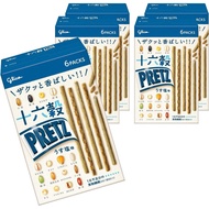 Pretz 16 Grain Pretz Light Salt Flavor 60g (6 bags) x 5 pieces Snack Pretzel Dietary Fiber Grain Kel
