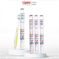 COMBO 02 Bàn Chải Đánh Răng Lipzo Sensitive Cao Cấp Công Nghệ Chỉ Tơ Nha Khoa Kháng Khuẩn Dành Cho R