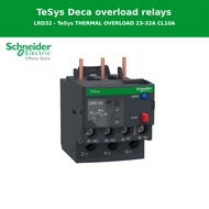 Schneider Electric Thermal overload relayรุ่น Tesys Deca23-32A1NO+1NCclass 10Ascrew clamp (LRD32)