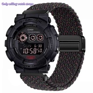 Magnetic Woven Breathable Watch Strap for GSHOCK GD-120, GD110, GD100