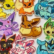 Pokemon Eevee Evolution Sticker Series