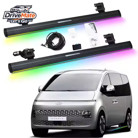 Sturdy Electric Running BoardsSide Step Running Board Neon Led Light for HYUNDAI Staria 2021-2025