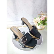 Square Toe High Heels - Code 10041- Square Heel 6cm High - Size 36-39