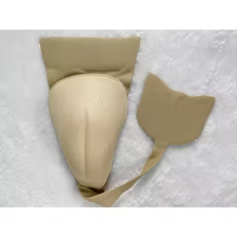 Camel Toe Gaff Panty T-back Reusable Self Adhesive Cotton Underwear Control Gaff Pant for Crossdress