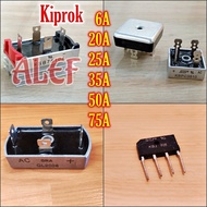1-2Pcs kiprok diode 6A 20A 25A 35A 50A 75A kurok bridge 6 20 25 35 50 75 ampere