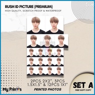 Rush ID Picture Mix Sizes Package (Send your Raw or ID Picture/Selfie)