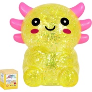 Bola Mainan Squishy Axolotl untuk Melegakan Tekanan, Mainan Squishy Axolotl yang Comel untuk Kanak-K
