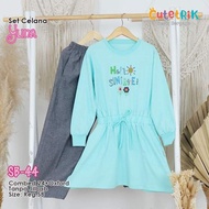 (5-6y) Cutetrik Children's Yuna Pants Set SB 44 Muslim Suit 5 years old Children's suit made of comb