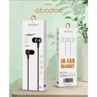 ABODOS WIRED 1200mm IN-EAR HEADSET  MODEL ：AS-ES53