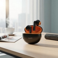 Realfit F2 Wireless Earphones, Bright Dopamine Colors, with Mic, Immersive Stereo Sound, Long Batter