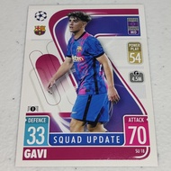 Gavi Match Attax Extra 2022 Soccer Football Card Squad Update SU 18 Rookie RC