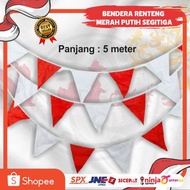 TRIANGLE FLAG RAWIS/ FOR AUGUST PARTY - 5 meters