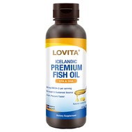 LOVITA LOVITA Iceland High-Quality Liquid Fish Oil (Omega3, DHA, EPA, LYSI Factory, Iceland Fish Oil