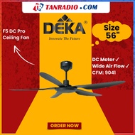 Deka F5 DC/DCL Pro 56" Ceiling Fan with DC Motor | 20 Speed with Remote Control | 吊扇 KIPAS SILING