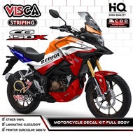 CB 150 X Full Body Sticker - CB150X Decal - Cool CBX Striping Variations - CB 150X Fullbody Decal Re