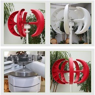 500w600w Red Lantern Wind Turbine Vertical Axis Landscape Wind-Solar Hybrid Street Light Fan12v24v