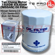 Tan Chong Motor 15208 53J0AM (Nissan) Oil Filter - Nissan Serena 2.0 C23 / Sentra B13 B14 / AD Resor