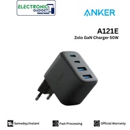 Anker Zolo Charger 50W 4 Port Adapter 30W 20W Output 2 USB Type C and A for iphone 17 16 iPad MacBoo