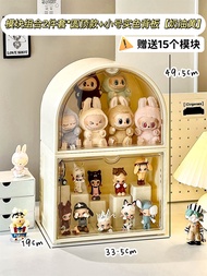 ชั้นวางของเล่นตุ๊กตา Acrylic Transparent Dustproof Display Stand Storage Box Figurine Showcase Home