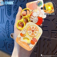 Mickey Mouse Miffy Keychain Couple Cute Cake Miffy Phone Chain Earphone Chain ABS+Hardware Material