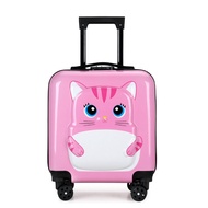 Childrens luggage กระเป๋ าเด็ก รถเข็นเด็ก16นิ้วการ์ตูนกระเป๋าเดินทางสามารถนั่งบนตัวถังกระเป๋าเดินทางกระเป๋านักเรียน