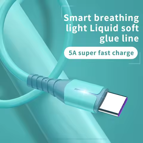 5A USB Type C Cable Fast Charging USB C Charger Cord For For iPhone 15 14 13 Huawei P40 P30 Realme O