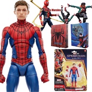 Marvel Legends Spider Man Miles Morales Action Figure Model Mafex 147 Symbiote Spiderman CT Toys