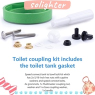 SOLIGHTER Toilet Tank Flush Valve, Durable AS738756-0070A Toilet Coupling Kit, Spare Parts Universal Repairing Toilet Tank Bolts for AS738756-0070A