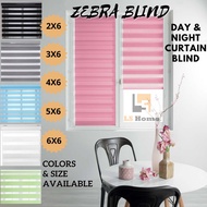 Zebra Blind Bidai Tingkap Modern | Curtain Blind | Zebra Bidai Indoor | Roller Blind Ready Stock