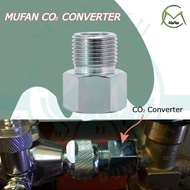 MUFAN CO2 Converter CN (G5/8) - EN (W21.8) / EN (W21.8) - CN (G5/8) for Regulator Connector