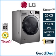 LG F2720RVTV 20KG / 10KG Front Load Washer Dryer Mesin Basuh 2 In 1