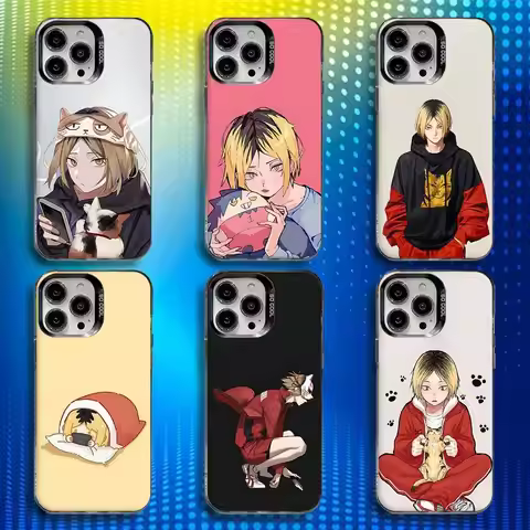 Anime H-Haikyuu Nekoma Phone Case For iPhone 17,16,15,14,13,12,X,8,Pro,Max,Plus,E,SE4,Air,Mini IMD M