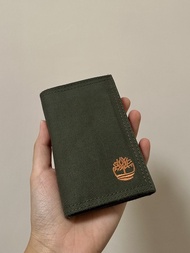 Timberland 三折軍綠色銀包