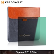 K&amp;F Concept 100x100mm Square ND16 (4 Stops) Filter Waterproof Neutral Density Filter with 28 Multi-Layer Coatings for Camera Lens